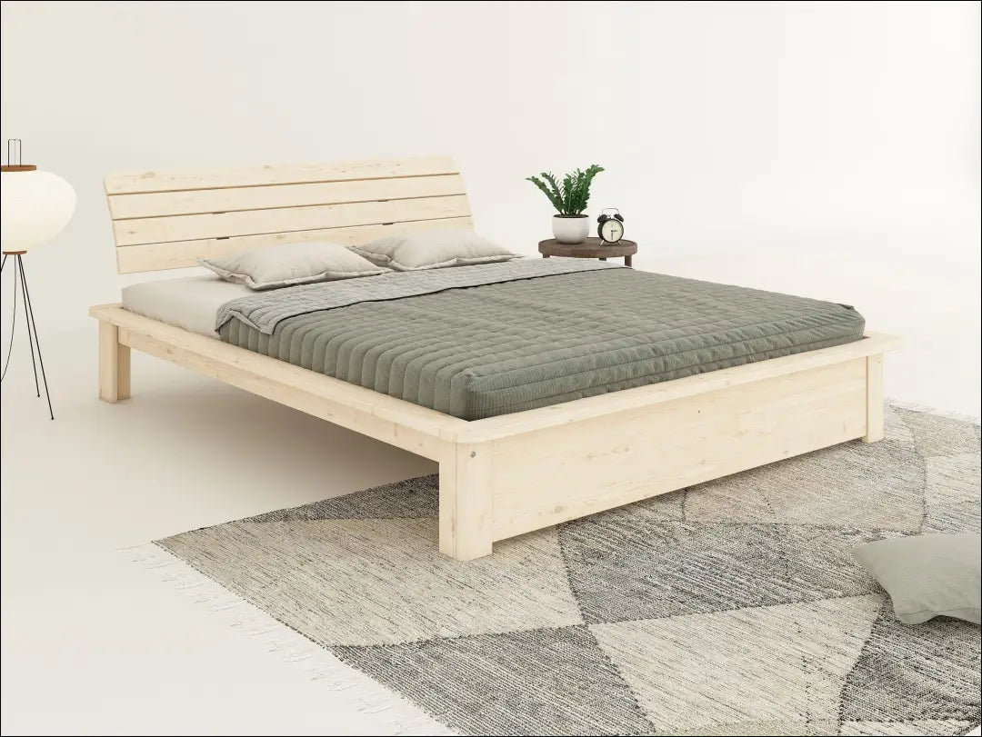 Miegamojo lova (160x200cm) GI874 - €215 Save 50% __label:Pristatymas 1-2 d.d., color-ruda, lovos-miegamojo,