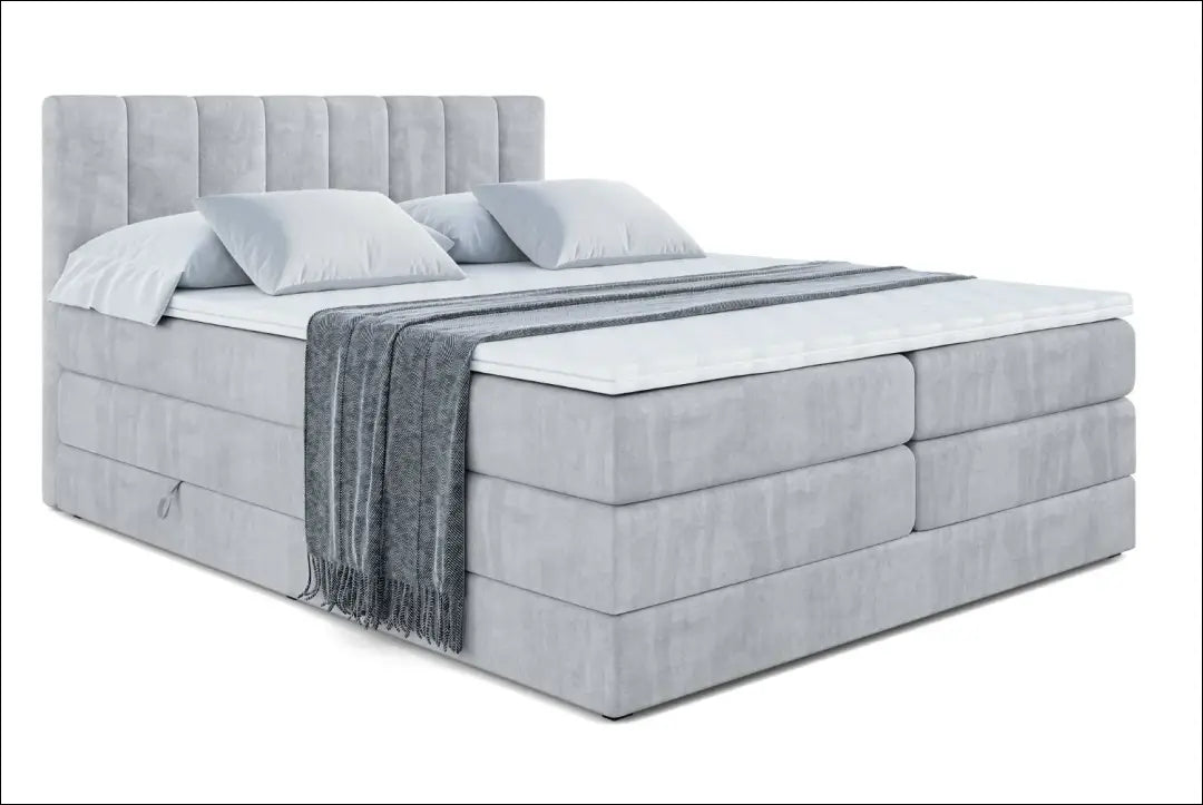 Miegamojo lova (160x200cm) GI904 - €938 Save 30% __label:Pristatymas 1-2 d.d., color-pilka, lovos-miegamojo,