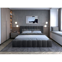 Įkelti vaizdą į galerijos rodinį, Miegamojo lova (180x200cm) GI250 - color-pilka,

