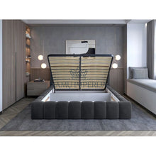 Įkelti vaizdą į galerijos rodinį, Miegamojo lova (180x200cm) GI250 - color-pilka,
