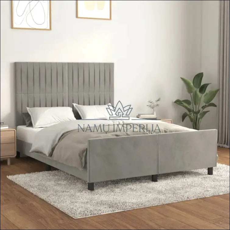 Miegamojo lova (180x200cm) GI271 - €119 Save 65% 100-200, __label:Pristatymas 1-2 d.d., color-pilka, lovos-miegamojo,