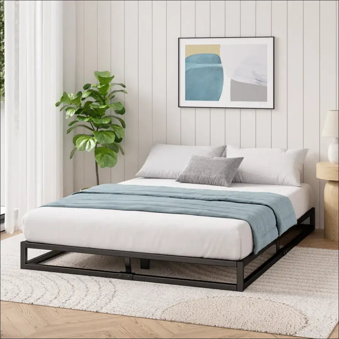 Miegamojo lova (180x200cm) GI521 - €80 Save 55% 50-100, __label:Pristatymas 1-2 d.d., color-juoda, lovos-miegamojo,