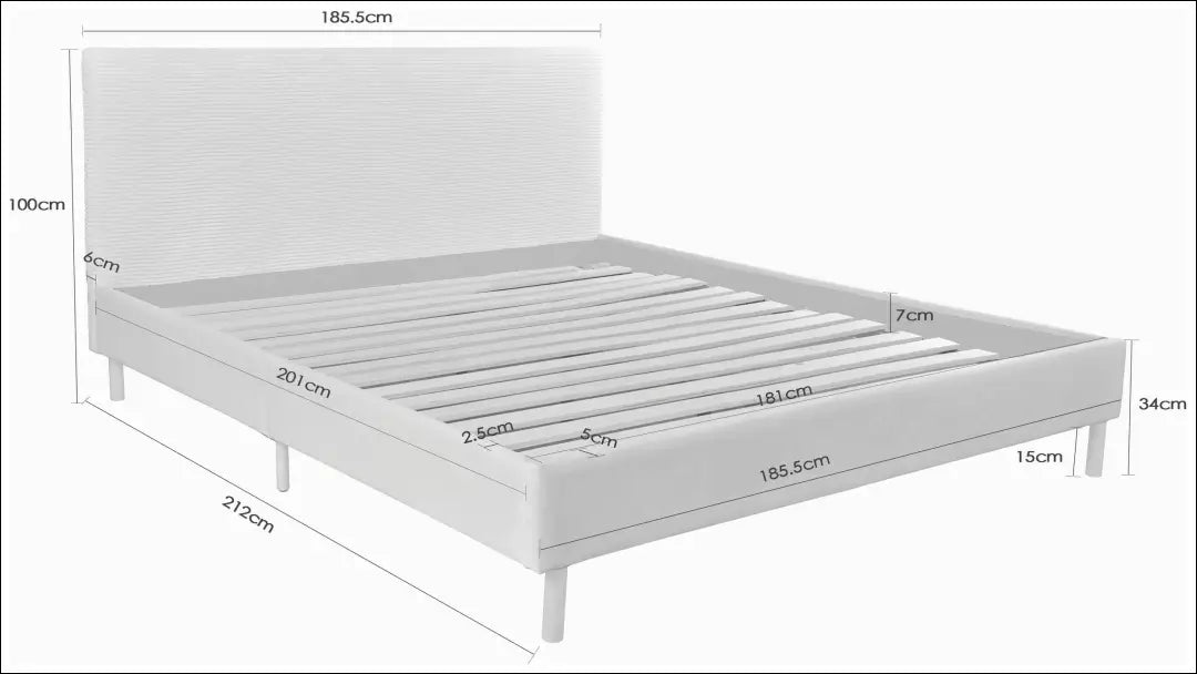 Miegamojo lova (180x200cm) GI656 - €320 Save 50% __label:Pristatymas 1-2 d.d., color-kremas, lovos-miegamojo,