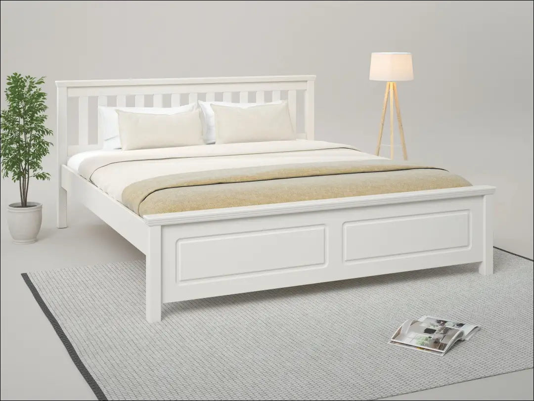 Miegamojo lova (180x200cm) GI725 - €205 Save 50% __label:Pristatymas 1-2 d.d., color-balta, lovos-miegamojo,