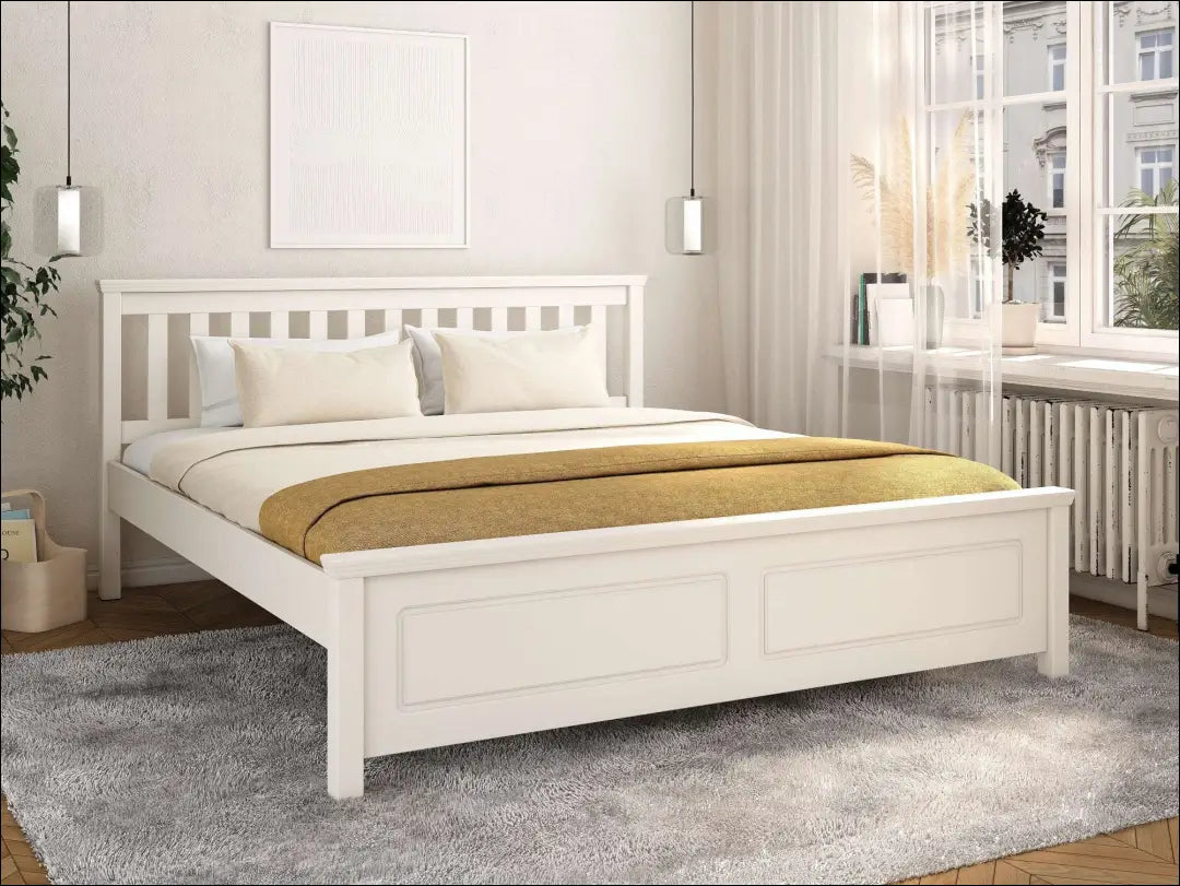 Miegamojo lova (180x200cm) GI725 - €205 Save 50% __label:Pristatymas 1-2 d.d., color-balta, lovos-miegamojo,