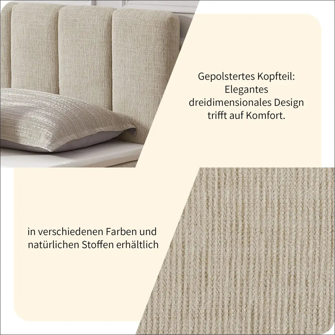 Miegamojo lova (180x200cm) GI805 - €650 Save 50% __label:Pristatymas 1-2 d.d., color-pilka, lovos-miegamojo,