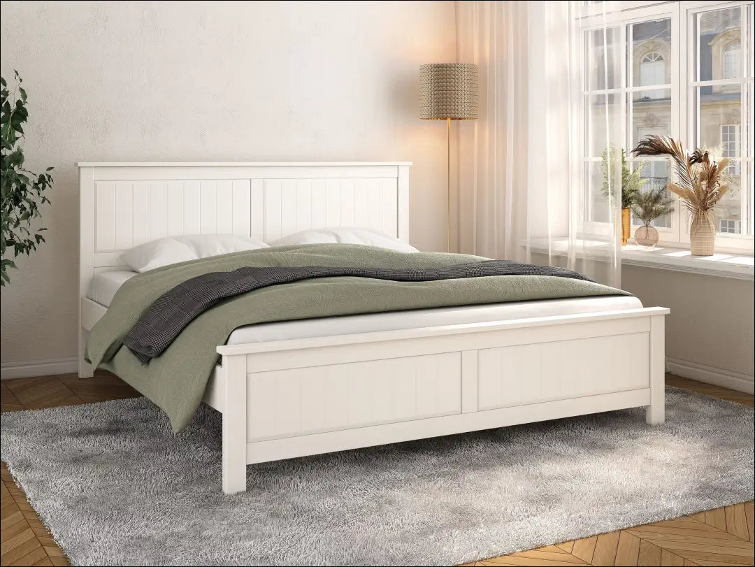 Miegamojo lova (180x200cm) GI872 - €215 Save 50% __label:Pristatymas 1-2 d.d., color-balta, lovos-miegamojo,