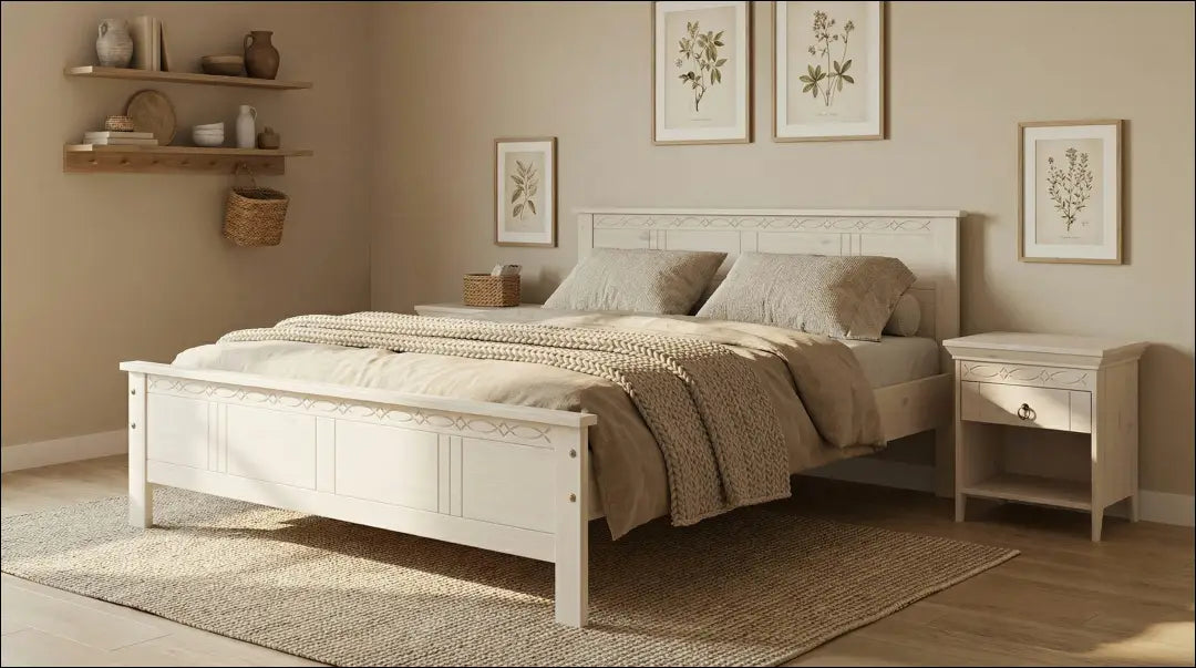 Miegamojo lova (180x200cm) GI947 - €220 Save 50% __label:Pristatymas 1-2 d.d., color-balta, lovos-miegamojo,