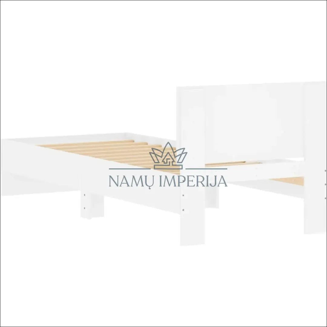Miegamojo lova (90x200cm) GI499 - €49 Save 50% 25-50, __label:Pristatymas 1-2 d.d., color-balta, lovos-miegamojo,