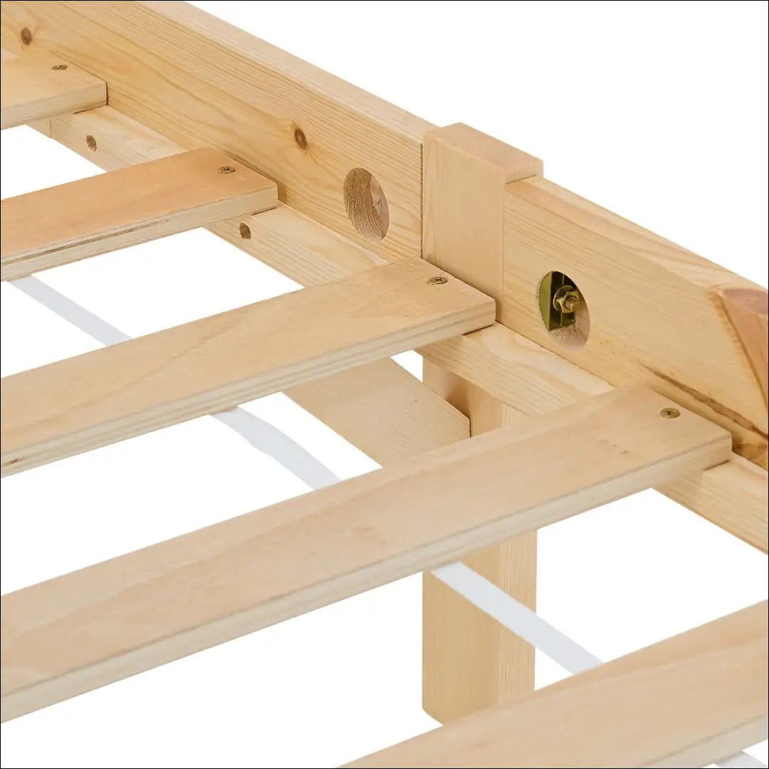 Miegamojo lova (90x200cm) GI630 - €74 Save 50% 50-100, __label:Pristatymas 1-2 d.d., color-ruda, lovos-miegamojo,