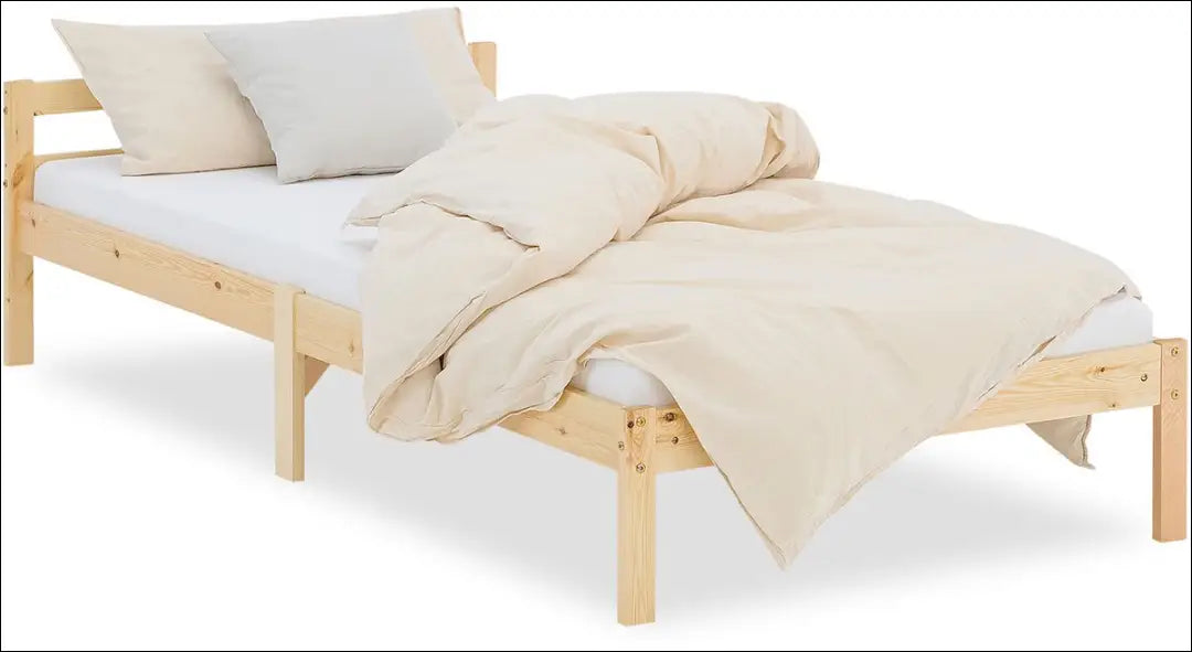 Miegamojo lova (90x200cm) GI630 - €74 Save 50% 50-100, __label:Pristatymas 1-2 d.d., color-ruda, lovos-miegamojo,