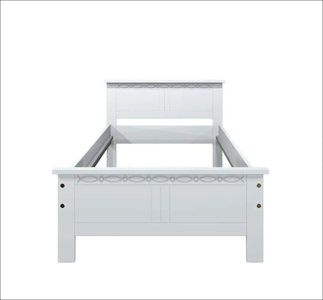 Miegamojo lova (90x200cm) GI672 - €110 Save 50% 100-200, __label:Pristatymas 1-2 d.d., color-balta, lovos-miegamojo,