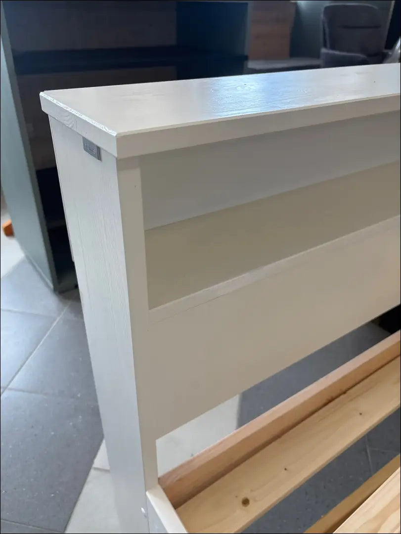 Miegamojo lova (90x200cm) GI881 - €110 Save 60% 100-200, __label:Pristatymas 1-2 d.d., color-balta, material-mdf,