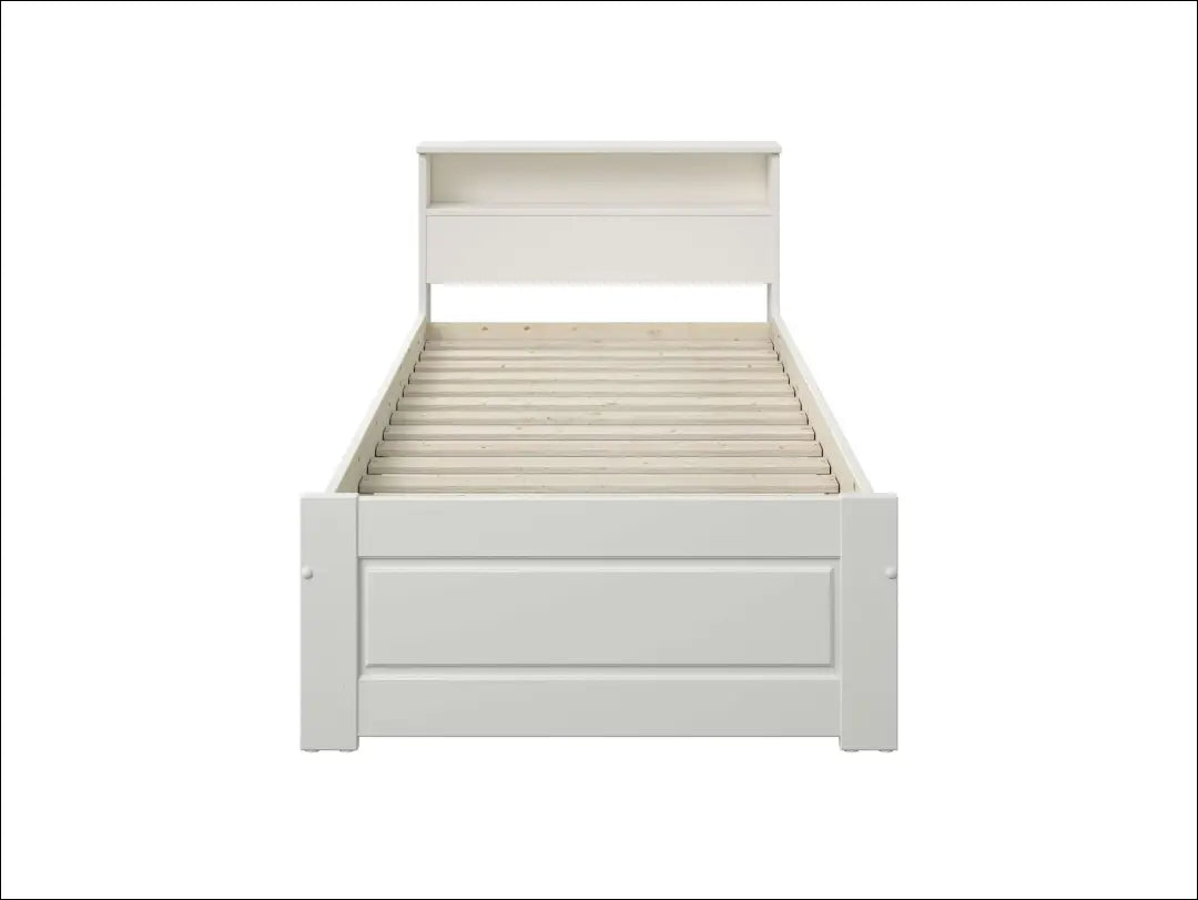 Miegamojo lova (90x200cm) GI881 - €110 Save 60% 100-200, __label:Pristatymas 1-2 d.d., color-balta, material-mdf,