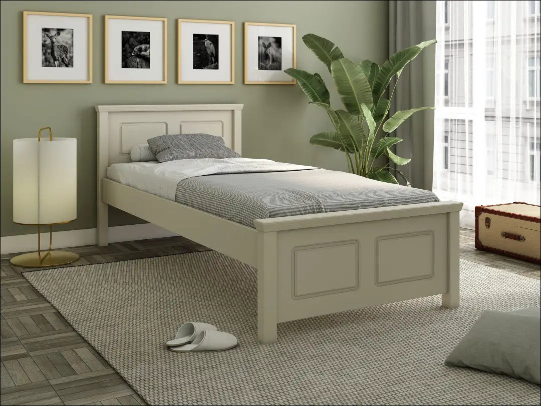 Miegamojo lova (90x200cm) GI950 - €160 Save 50% 100-200, __label:Pristatymas 1-2 d.d., color-smelio, lovos-miegamojo,