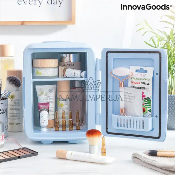 Mini kosmetikos šaldytuvas “InnovaGoods” KI663 - €67 Save 55% 50-100, color-melyna, interjeras, kita,