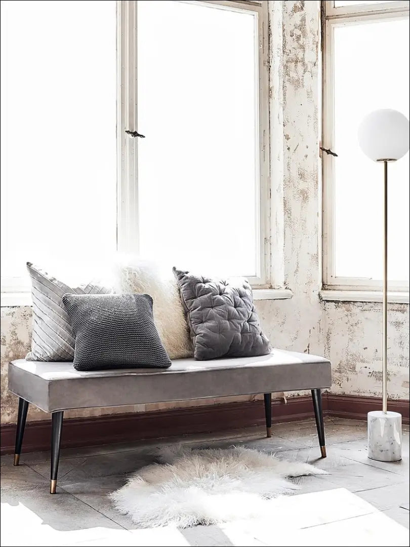 Minkštasuolis MI302 - €90 Save 70% 50-100, __label:Pristatymas 1-2 d.d., color-pilka, material-aksomas,