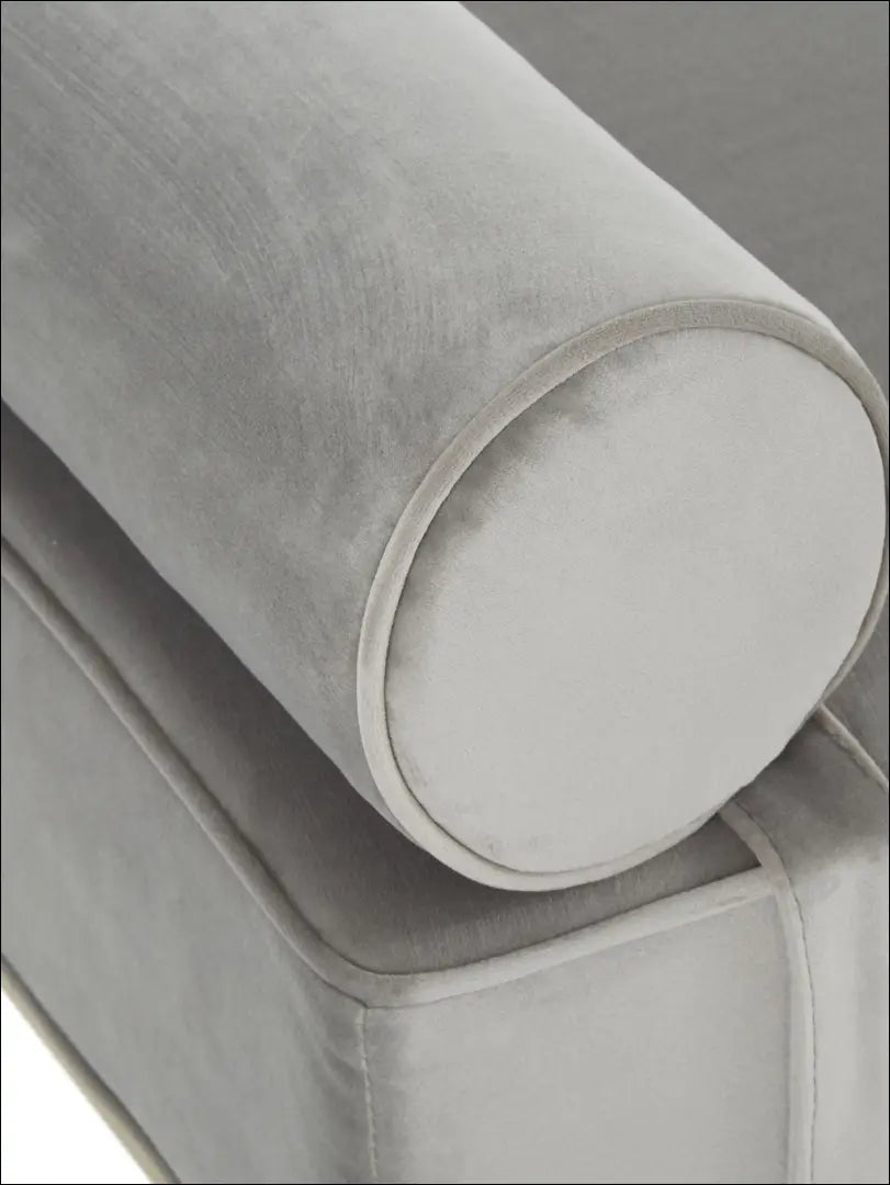 Minkštasuolis MI528 - €234 Save 70% __label:Pristatymas 1-2 d.d., color-auksine, color-pilka, material-aksomas,