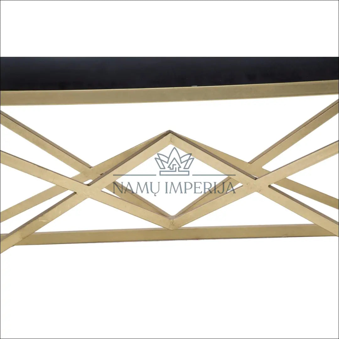 Minkštasuolis MI772 - €138 Save 50% 100-200, __label:Pristatymas 1-2 d.d., color-auksine, color-juoda, material-aksomas