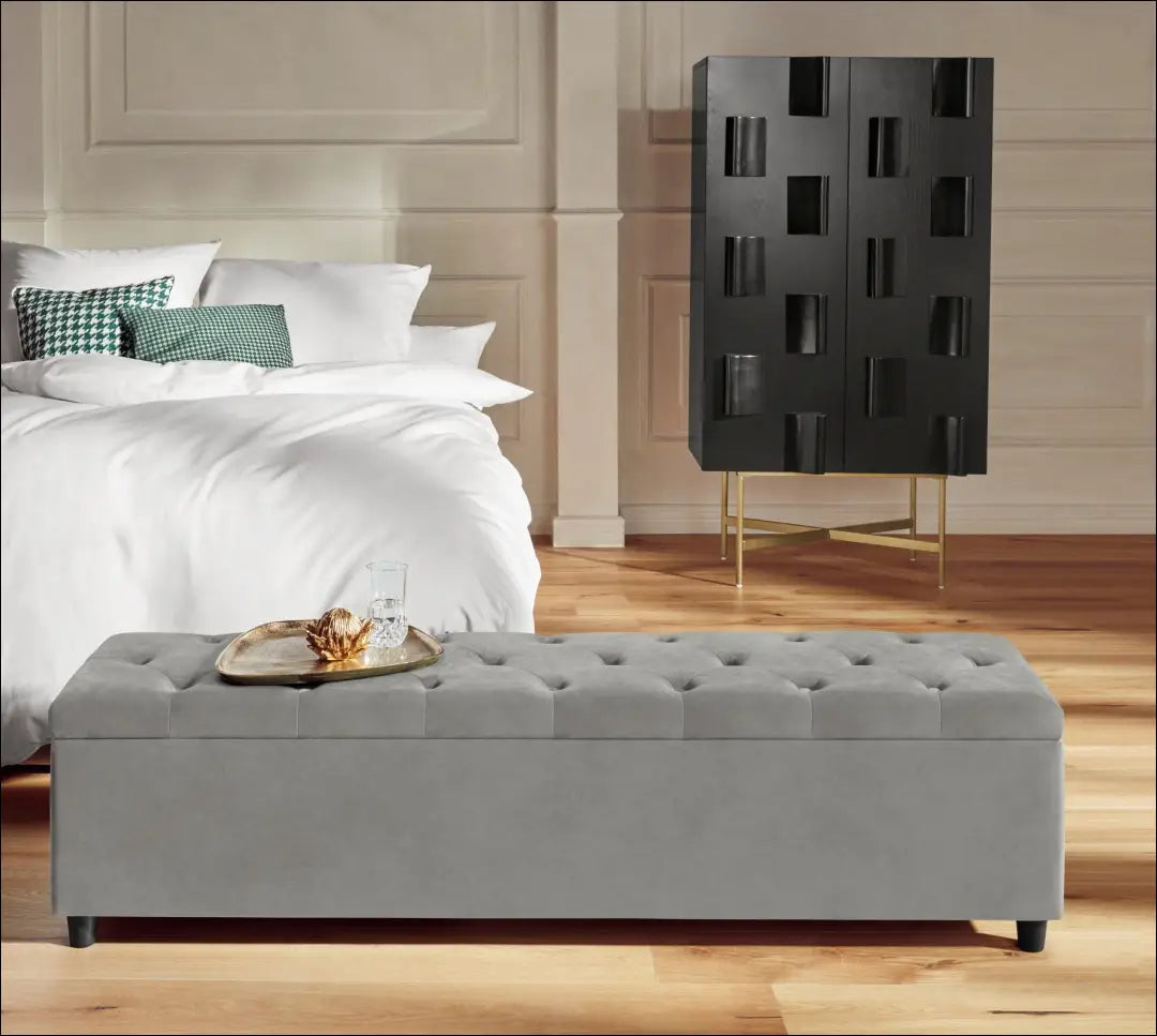 Minkštasuolis su daiktadėže MI1012 - €120 Save 50% 100-200, __label:Pristatymas 1-2 d.d., color-pilka,