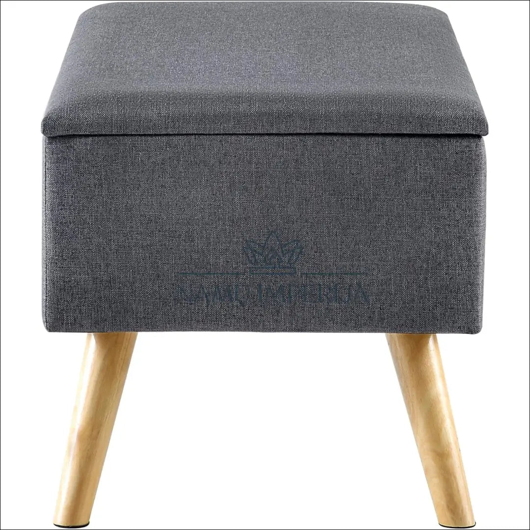Minkštasuolis su daiktadėže MI735 - €49 Save 50% 25-50, __label:Pristatymas 1-2 d.d., color-pilka, material-gobelenas,