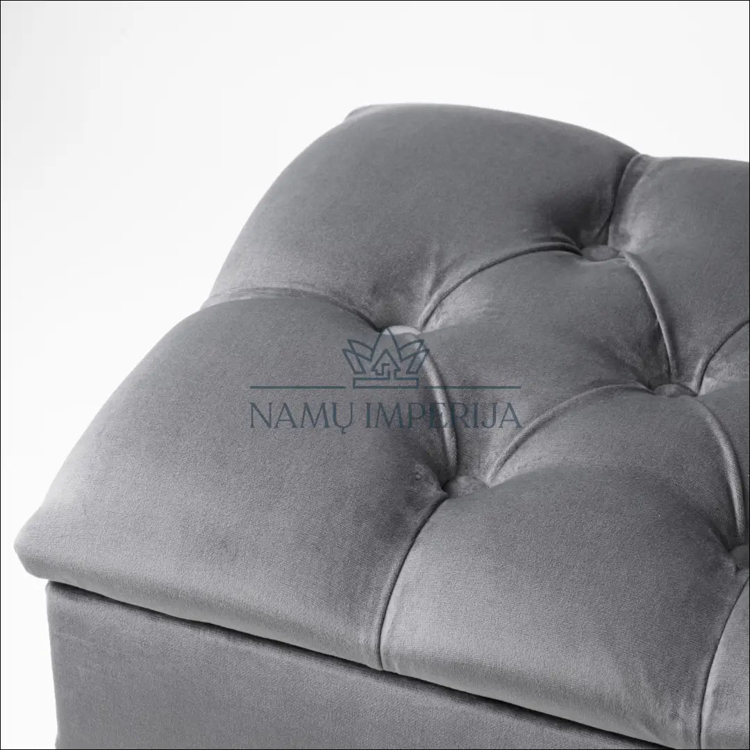 Minkštasuolis su daiktadėže MI781 - €240 Save 50% __label:Pristatymas 1-2 d.d., color-pilka, color-sidabrine,