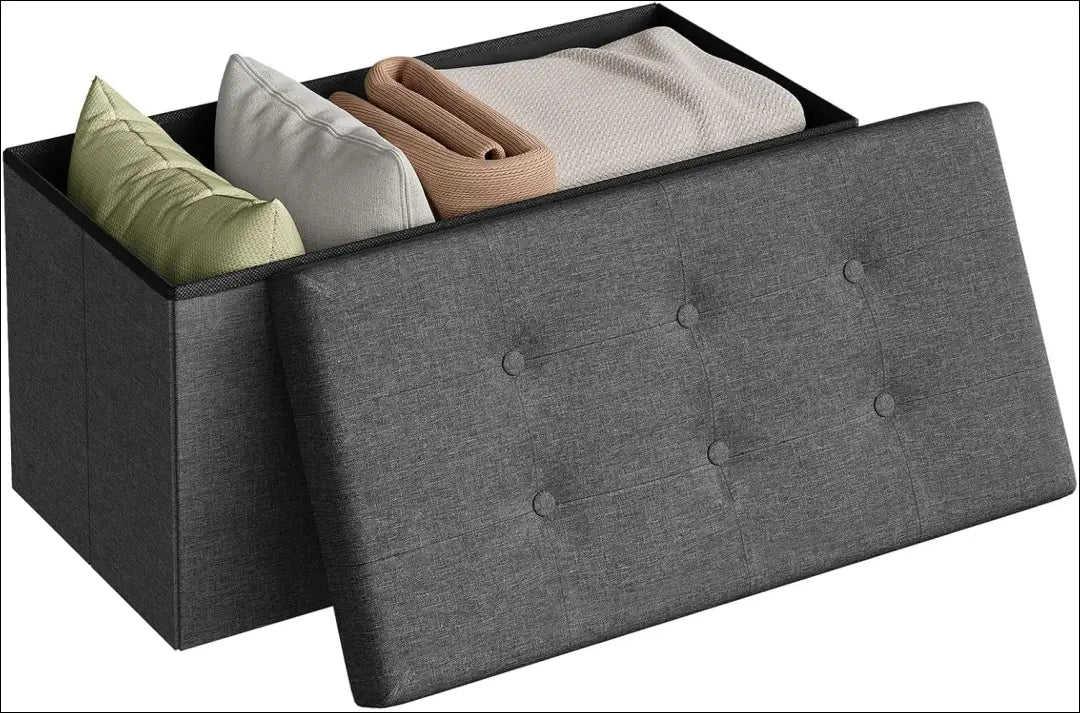 Minkštasuolis su daiktadėže MI836 - €25 Save 50% 25-50, __label:Pristatymas 1-2 d.d., color-pilka, material-gobelenas,