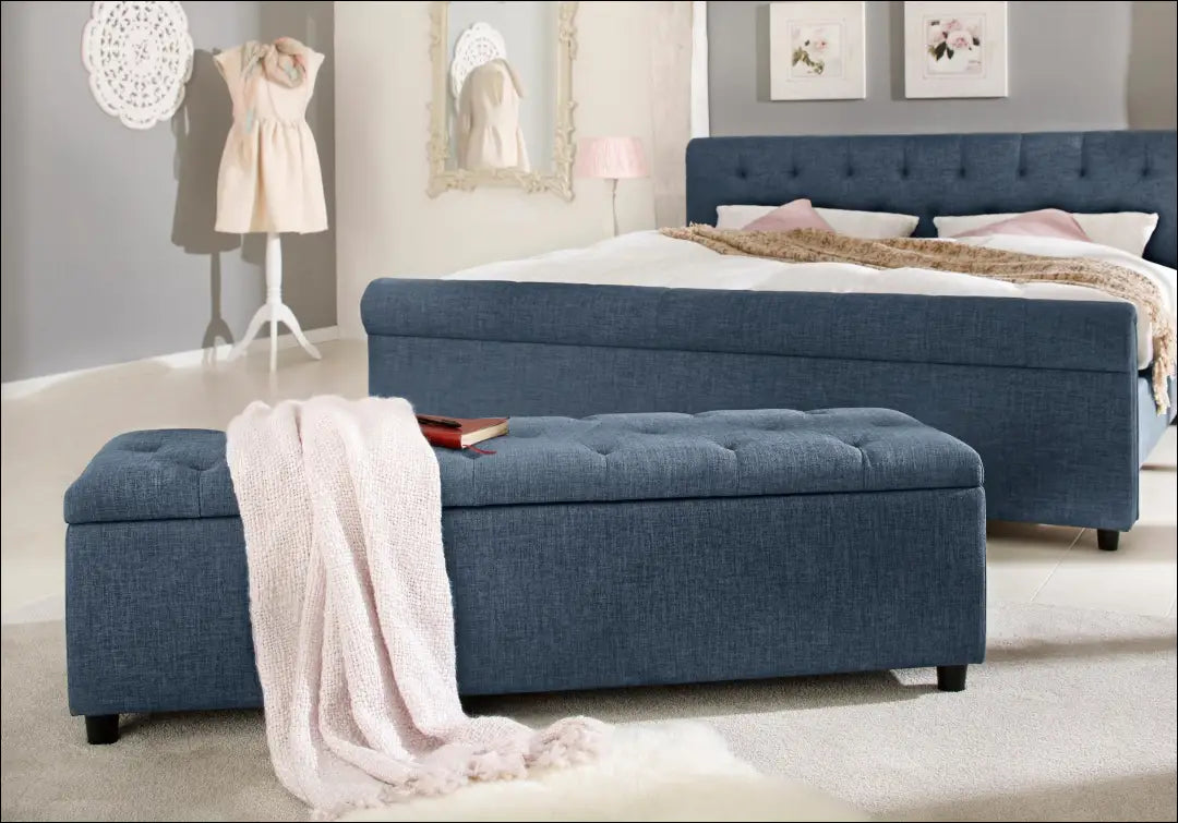 Minkštasuolis su daiktadėže MI869 - €93 Save 50% 50-100, __label:Pristatymas 1-2 d.d., color-melyna,