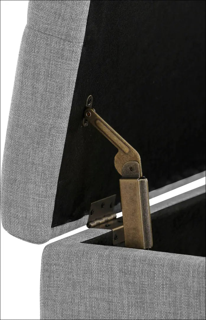 Minkštasuolis su daiktadėže MI870 - €95 Save 50% 50-100, __label:Pristatymas 1-2 d.d., color-pilka, material-gobelenas,