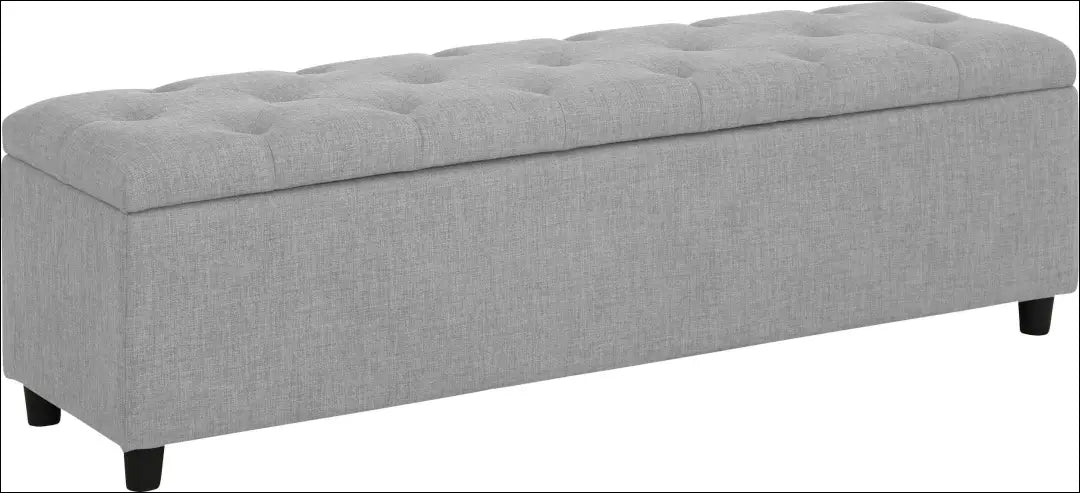 Minkštasuolis su daiktadėže MI870 - €95 Save 50% 50-100, __label:Pristatymas 1-2 d.d., color-pilka, material-gobelenas,