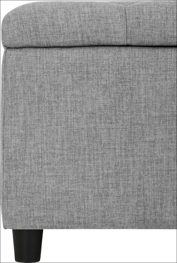 Minkštasuolis su daiktadėže MI870 - €95 Save 50% 50-100, __label:Pristatymas 1-2 d.d., color-pilka, material-gobelenas,