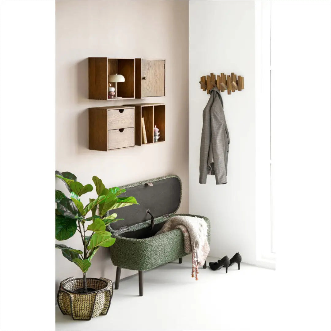 Minkštasuolis su daiktadėže MI973 - €155 Save 10% 100-200, __label:Pristatymas 1-2 d.d., color-zalia,