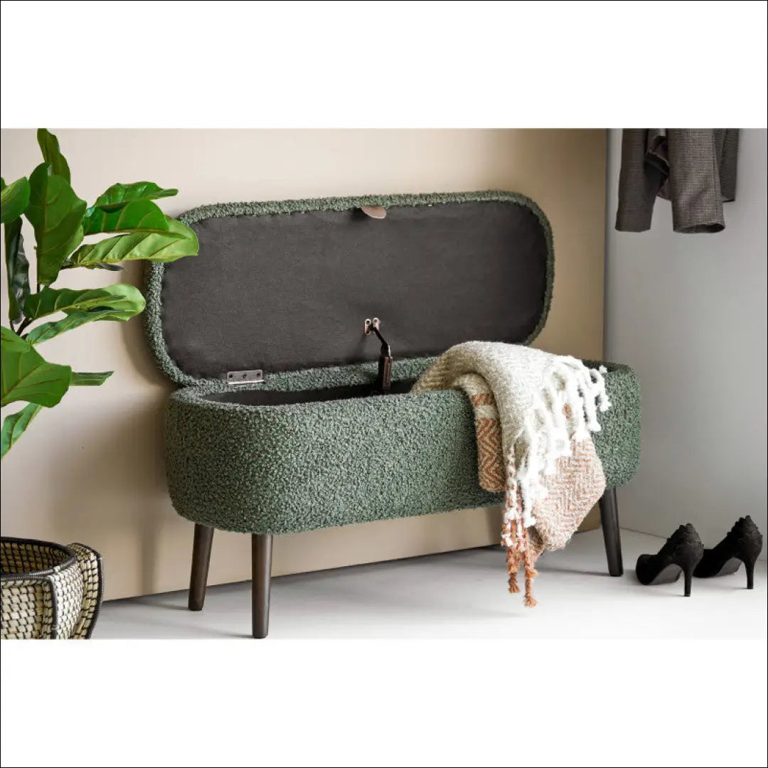 Minkštasuolis su daiktadėže MI973 - €155 Save 10% 100-200, __label:Pristatymas 1-2 d.d., color-zalia,