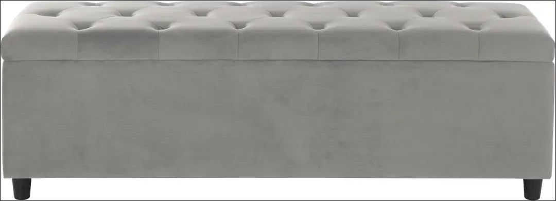 Minkštasuolis su daiktadėže MI990 - €95 Save 50% 50-100, __label:Pristatymas 1-2 d.d., color-pilka, material-aksomas,