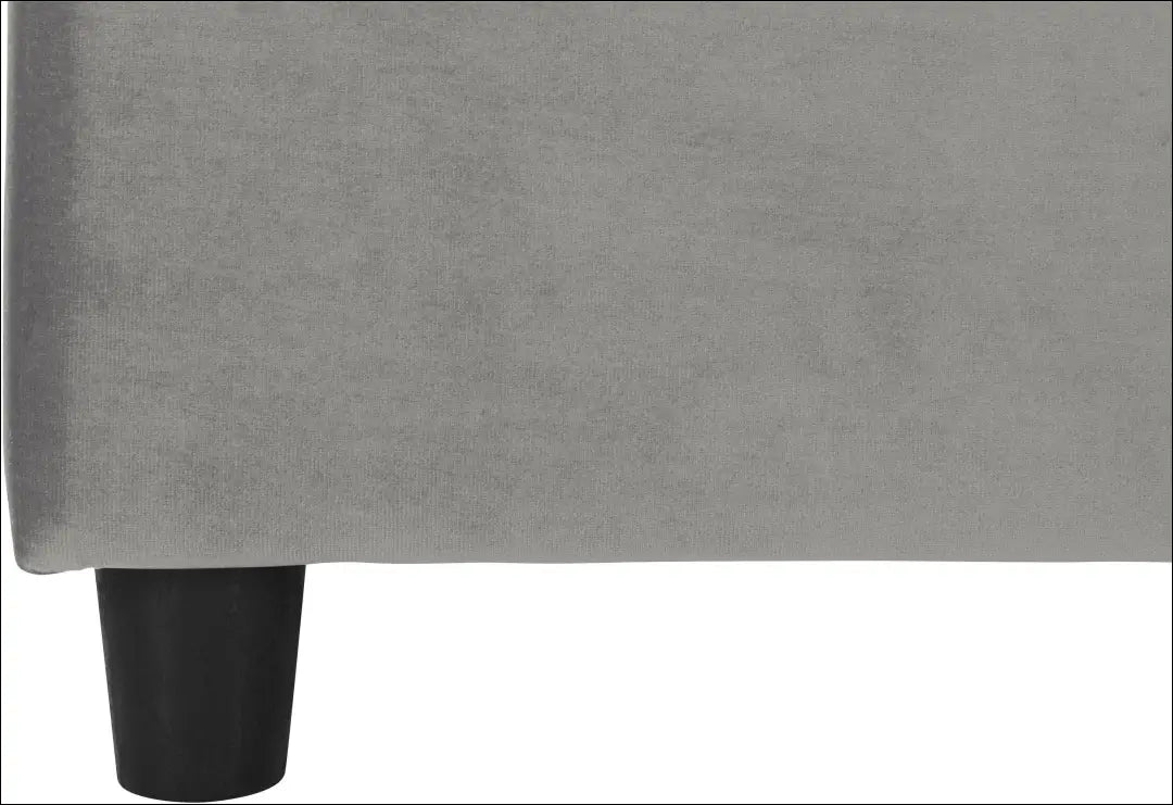 Minkštasuolis su daiktadėže MI990 - €95 Save 50% 50-100, __label:Pristatymas 1-2 d.d., color-pilka, material-aksomas,
