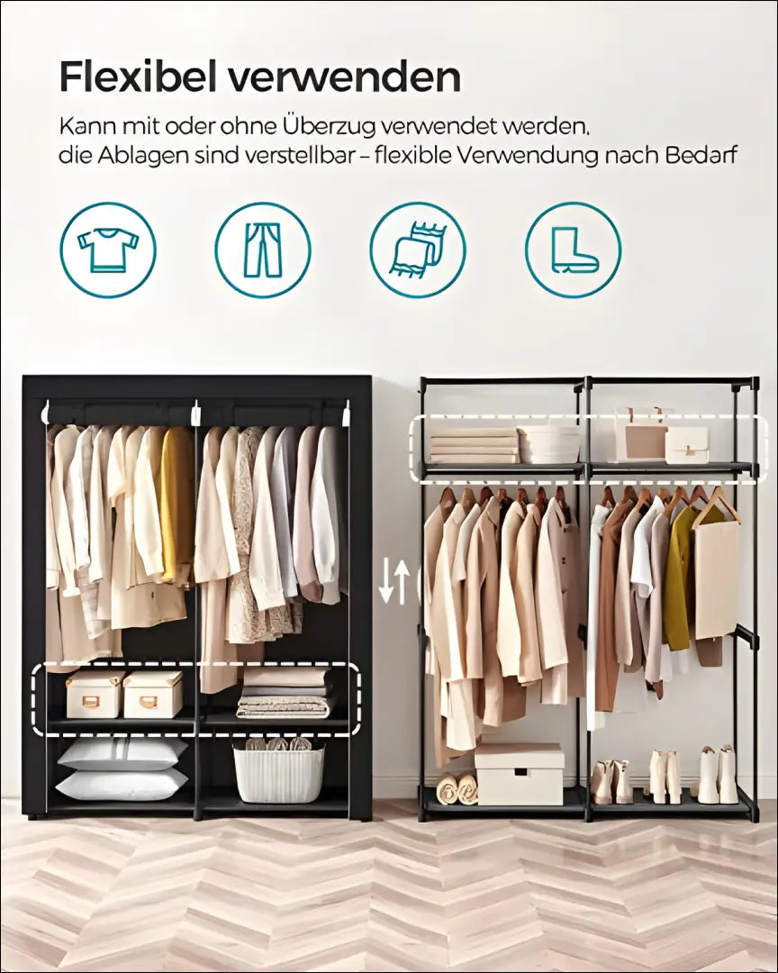 Mobili drabužių spinta SM1363 - €79 Save 40% 50-100, __label:Pristatymas 5-14 d.d., miegamojo, notouch30, song