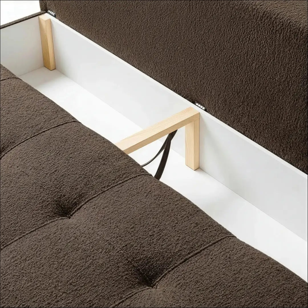 Mocca Boucle sofa-lova TE2494 - €667.22 Save 15% __label:Pristatymas 5-14 d.d., Newelite Naujausi produktai | Namų