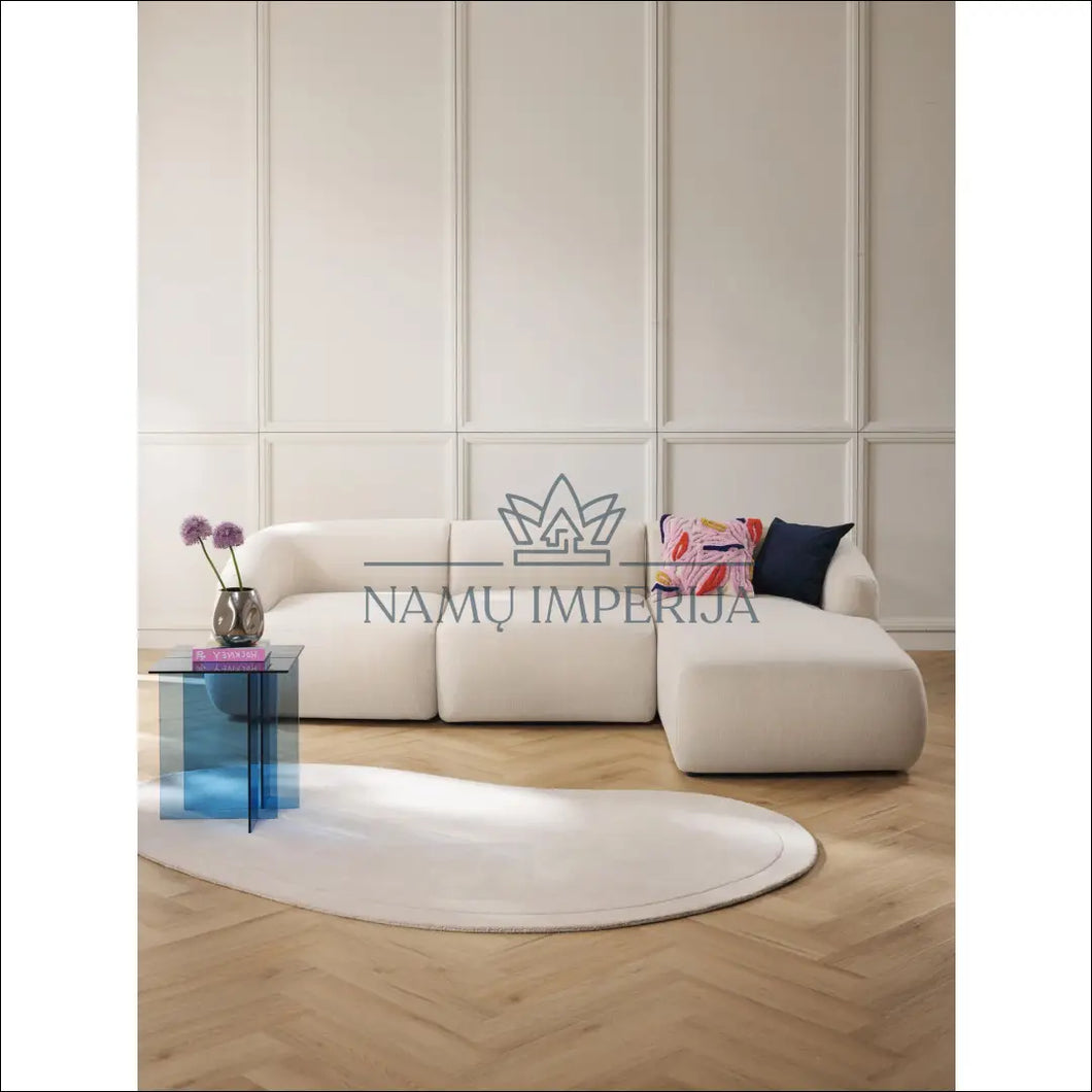 Modulinė kampinė sofa MI507 - €1,100 Save 50% color-kremas, kampai, material-polipropilenas, minksti, over-200