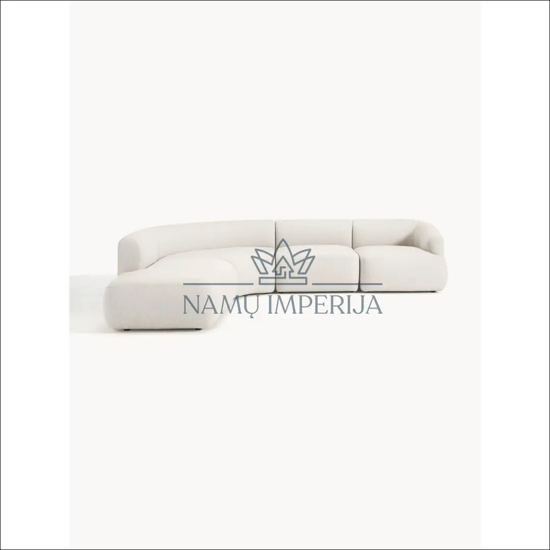 Modulinė kampinė sofa MI766 - €1,500 Save 50% __label:Pristatymas 1-2 d.d., color-kremas, kampai, material-gobelenas,