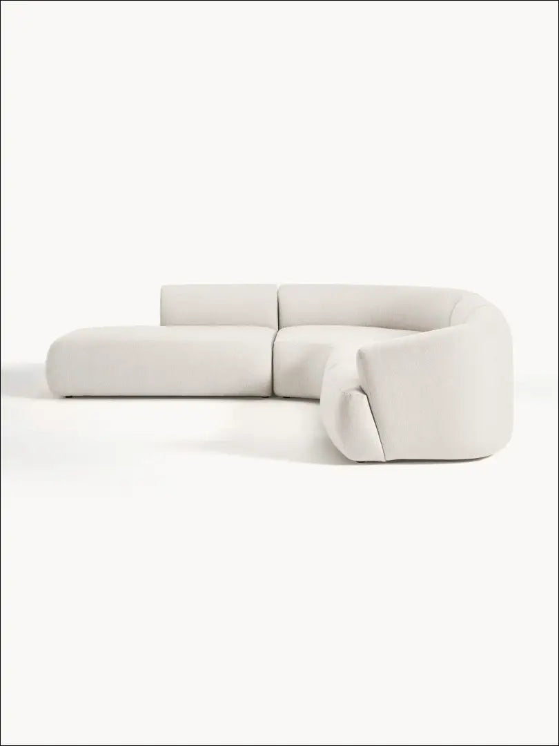 Modulinė kampinė sofa MI766 - €1,350 Save 55% __label:Pristatymas 1-2 d.d., color-kremas, kampai, material-gobelenas,