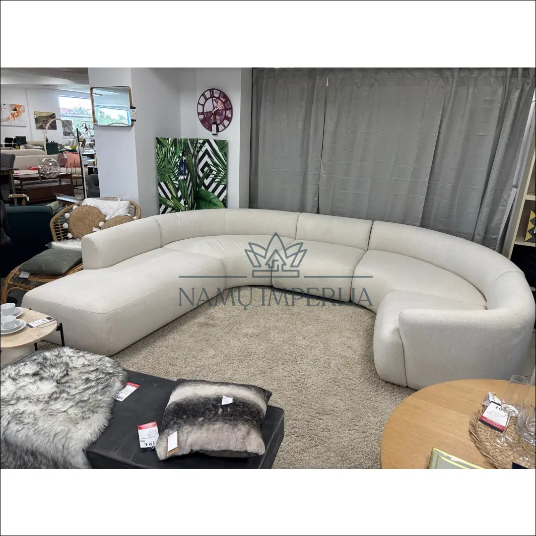 Modulinė kampinė U formos sofa MI767 - €1,800 Save 50% __label:Pristatymas 1-2 d.d., color-kremas, kampai,