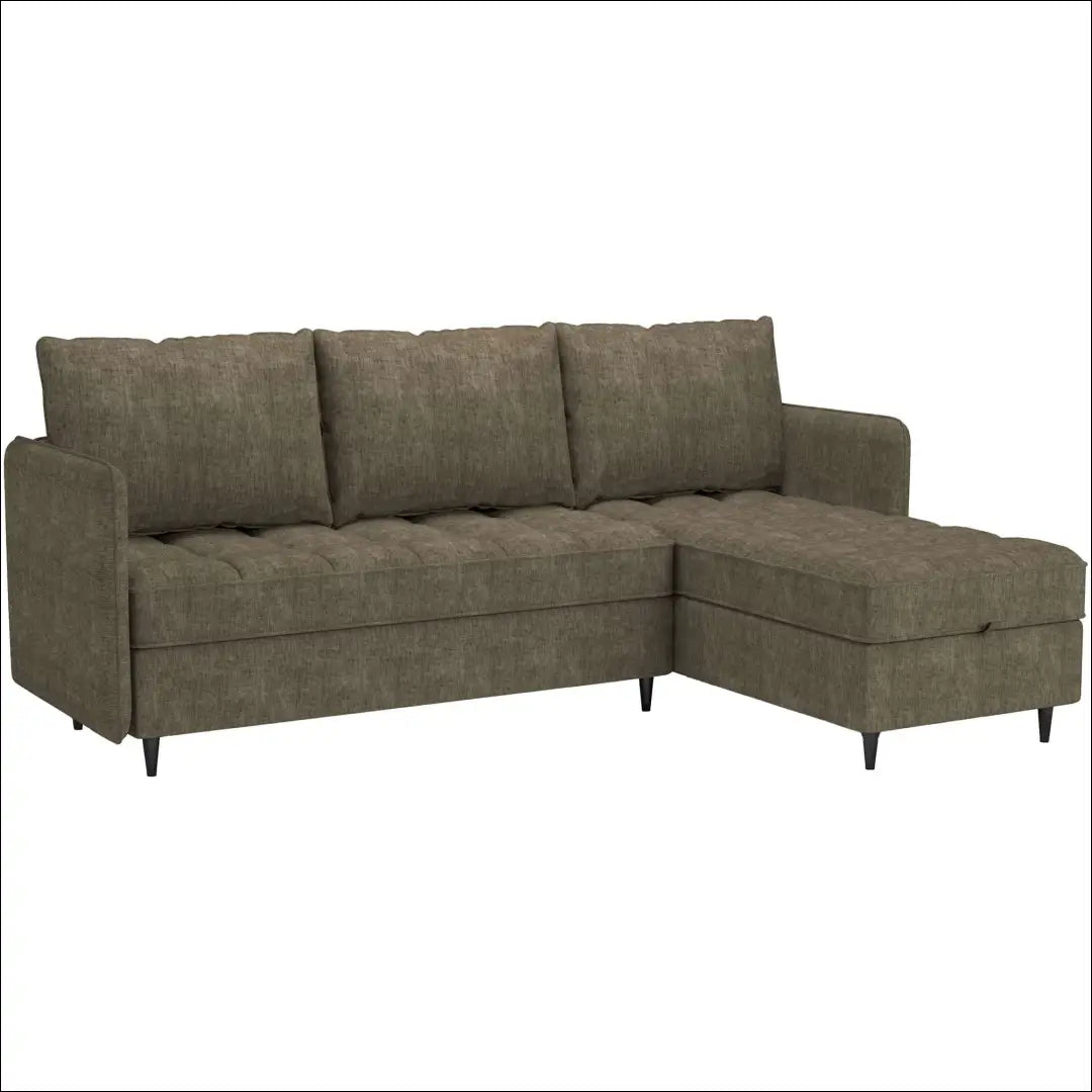Modulinė sofa-kampas MI866 - €230 Save 50% __label:Pristatymas 1-2 d.d., color-ruda, kampai, material-gobelenas,