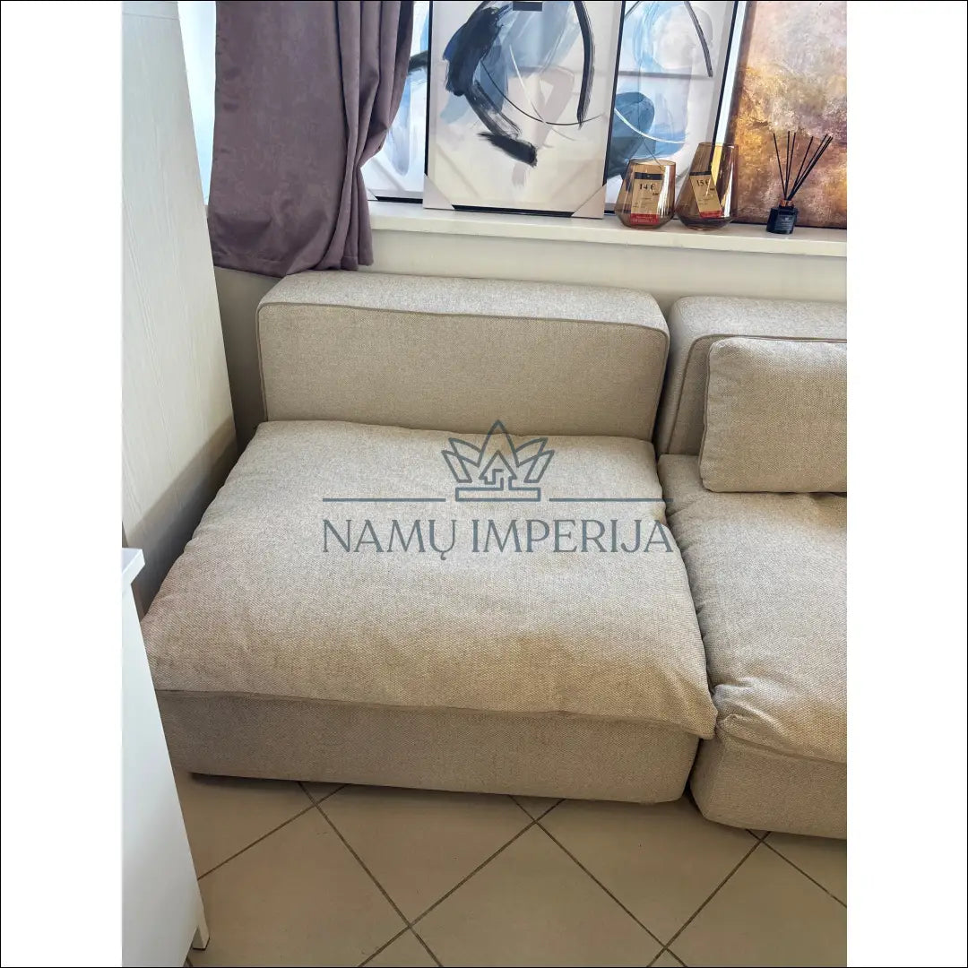 Modulinė sofa MI770 - €1,600 Save 50% __label:Pristatymas 1-2 d.d., color-smelio, material-gobelenas,