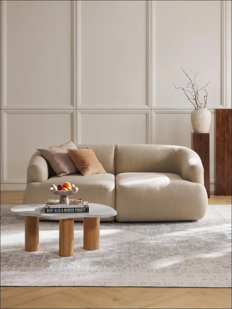 Modulinė sofa MI771 - €640 Save 60% __label:Pristatymas 1-2 d.d., color-smelio, material-gobelenas,
