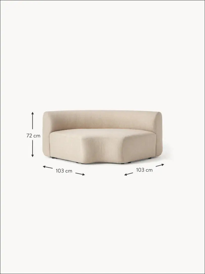 Modulinė sofa MI776 - €517 Save 50% __label:Pristatymas 1-2 d.d., color-smelio, material-gobelenas, minksti, over-200