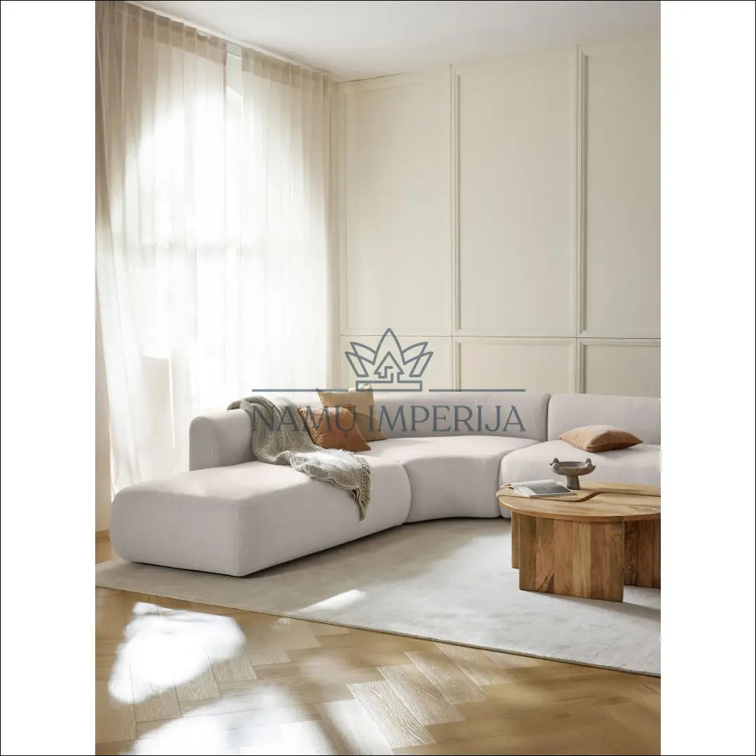 Modulinė sofa MI777 - €475 Save 50% __label:Pristatymas 1-2 d.d., color-kremas, material-gobelenas,