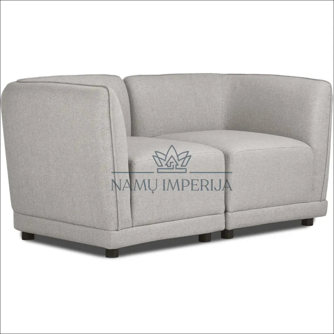 Modulinis kampinis fotelis MI197 - €199 Save 50% 100-200, __label:Pristatymas 1-2 d.d., color-juoda, color-pilka,