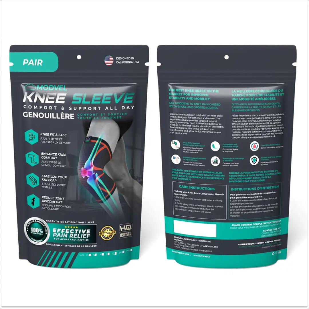 „Modvel“ kelio įtvarai SP200 - __label:Pristatymas 1-2 d.d., color-juoda, laisvalaikis, under-25 Iki €25 Knee Braces