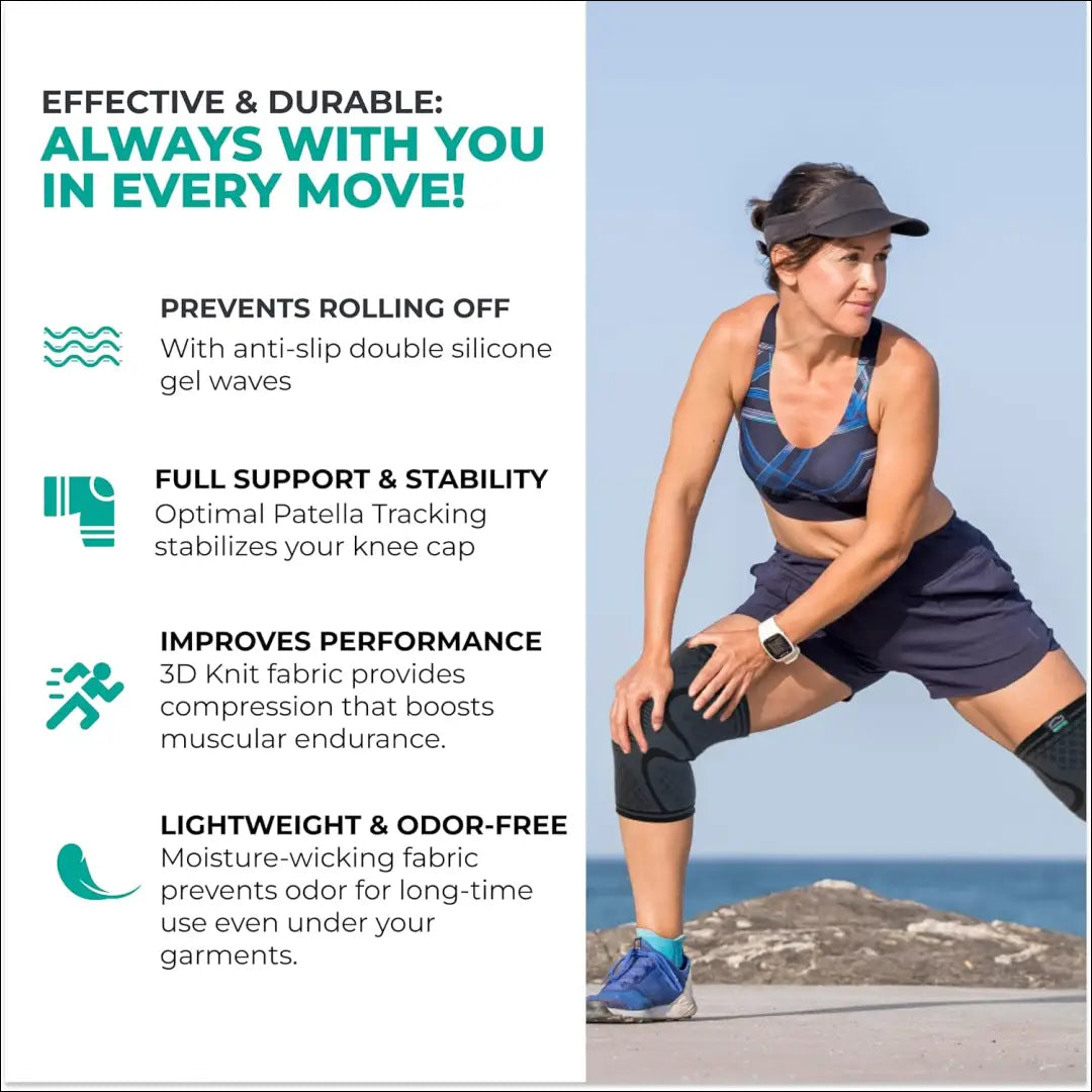 „Modvel“ kelio įtvarai SP200 - __label:Pristatymas 1-2 d.d., color-juoda, laisvalaikis, under-25 Iki €25 Knee Braces