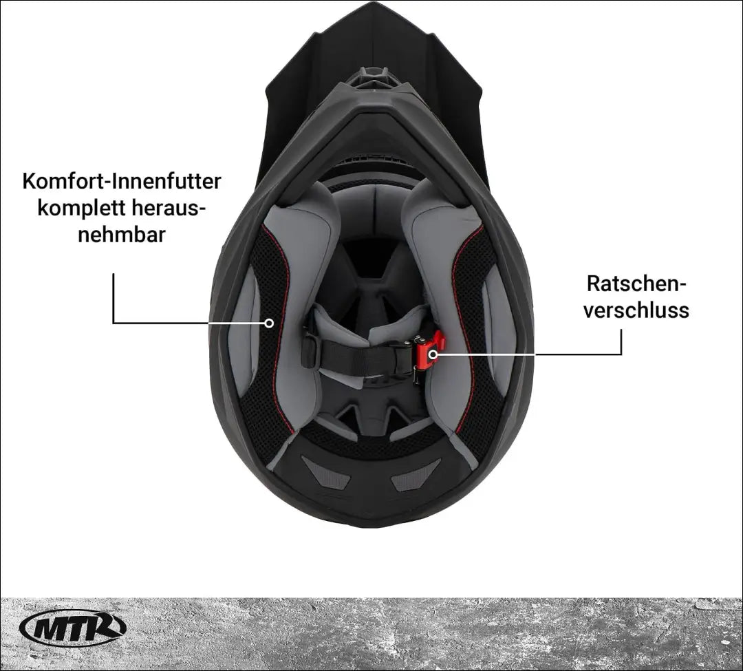 MTR X6B Evo motokroso šalmas SP265 - €40 Save 50% 25-50, __label:Pristatymas 1-2 d.d., color-juoda, laisvalaikis,